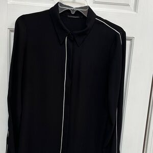 T Tahari Elegant Black Blouse